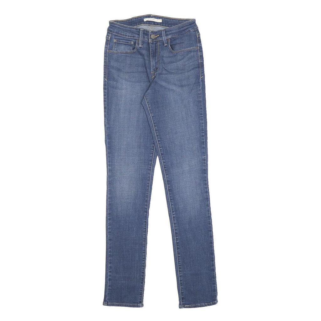 LEVI'S Womens Jeans Blue Slim Skinny Denim Medium W24 L32 Stylish Urban