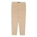 MAX MARA Womens Slim Beige Cotton Blend Trousers W31 L29 Smart Casual