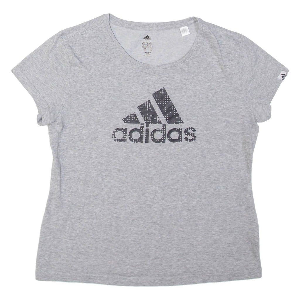 ADIDAS Girls T-Shirt Grey M