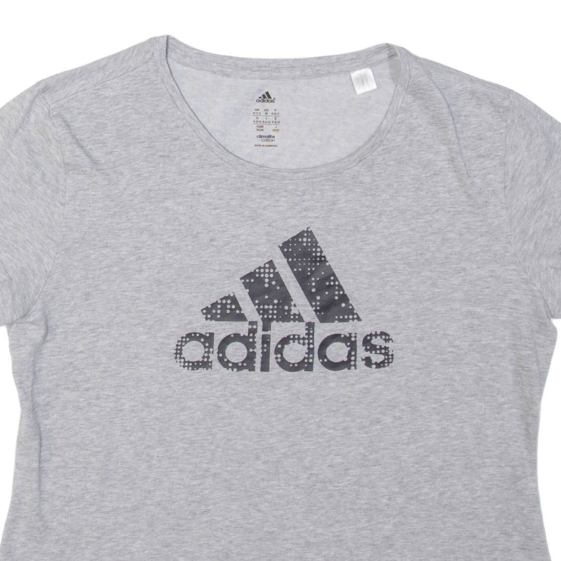 ADIDAS Girls T-Shirt Grey M