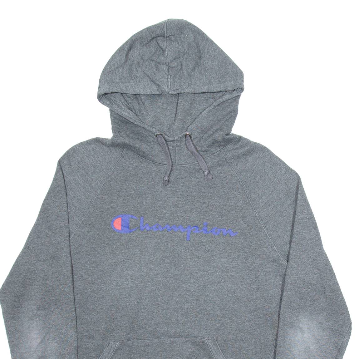 CHAMPION Mens Grey Hoodie M