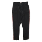 LEVI'S Womens Cotton Blend Black Slim Trousers W26 L25 Drawstring Casual