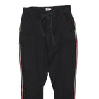 LEVI'S Womens Cotton Blend Black Slim Trousers W26 L25 Drawstring Casual