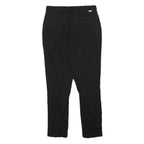 LEVI'S Womens Cotton Blend Black Slim Trousers W26 L25 Drawstring Casual