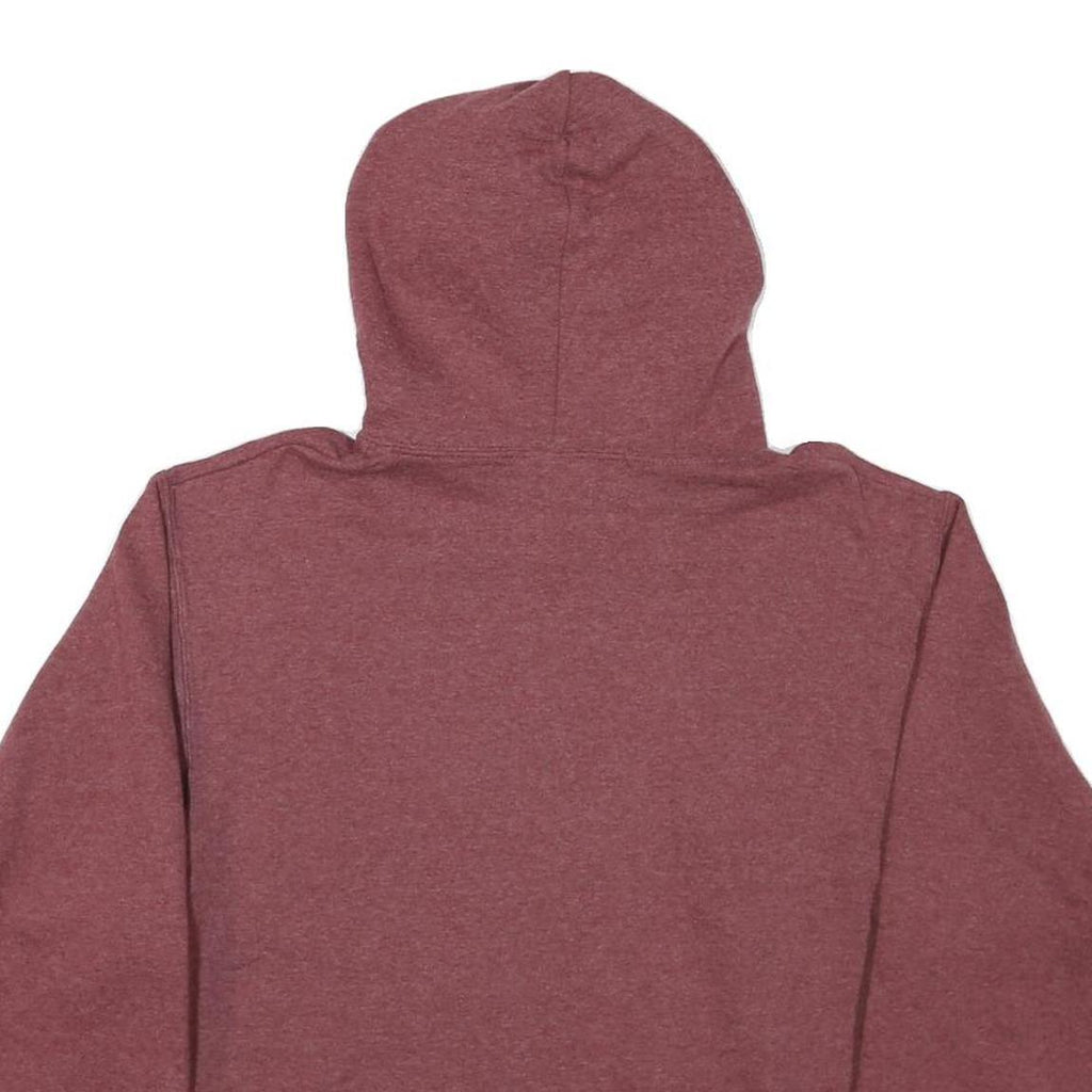 JERZEES Mens Maroon Mexico Beach Florida Pullover Hoodie M Cotton Blend