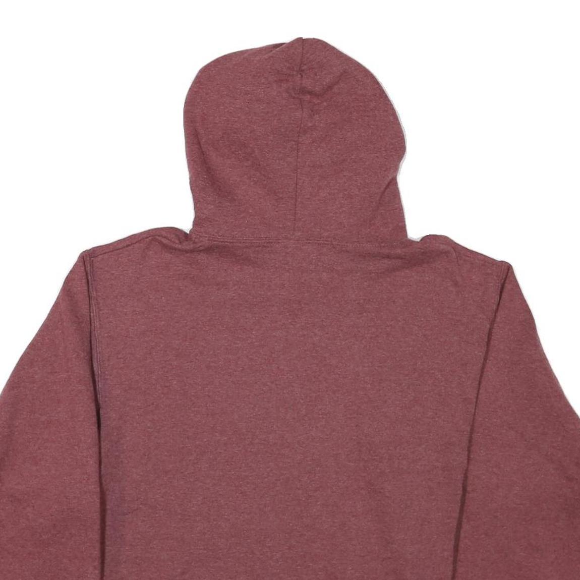 JERZEES Mens Maroon Mexico Beach Florida Pullover Hoodie M Cotton Blend