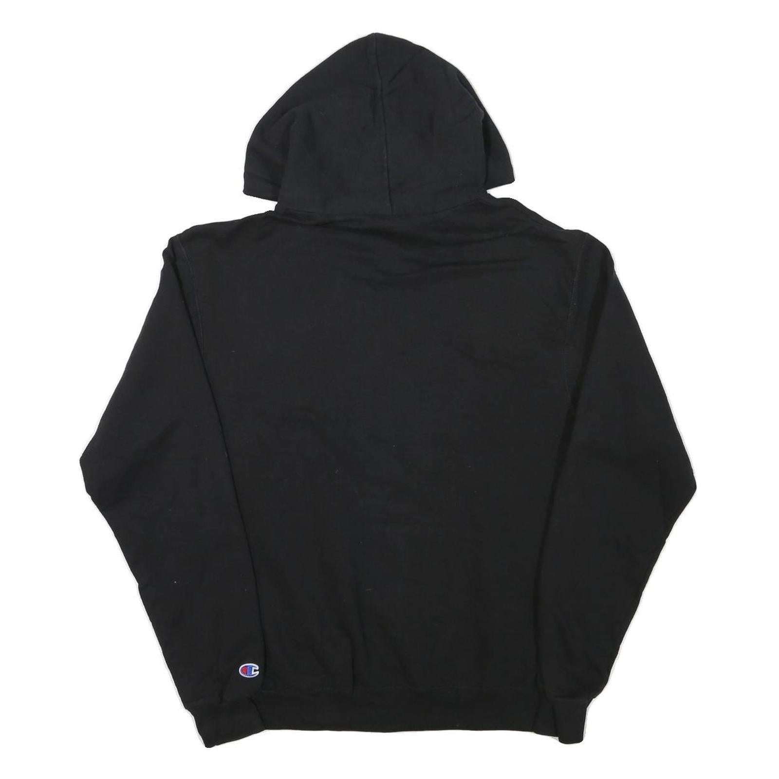 CHAMPION Mens Black Ivy Tech Community College Pullover Hoodie M Cotton Blend
