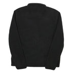 NAUTICA Mens Black & Blue Jacket S Polyester Blend Plain Zip Up Casual