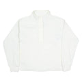 CHAMPION Womens Fleece Cream Button Neck Tight Knit L