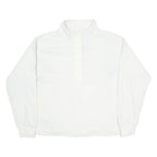 CHAMPION Womens Fleece Cream Button Neck Tight Knit L