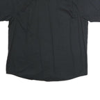 WRANGLER Mens Black Short Sleeve Cotton Shirt XL Casual Button Pocket