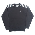 ADIDAS Mens Sweatshirt Black XS