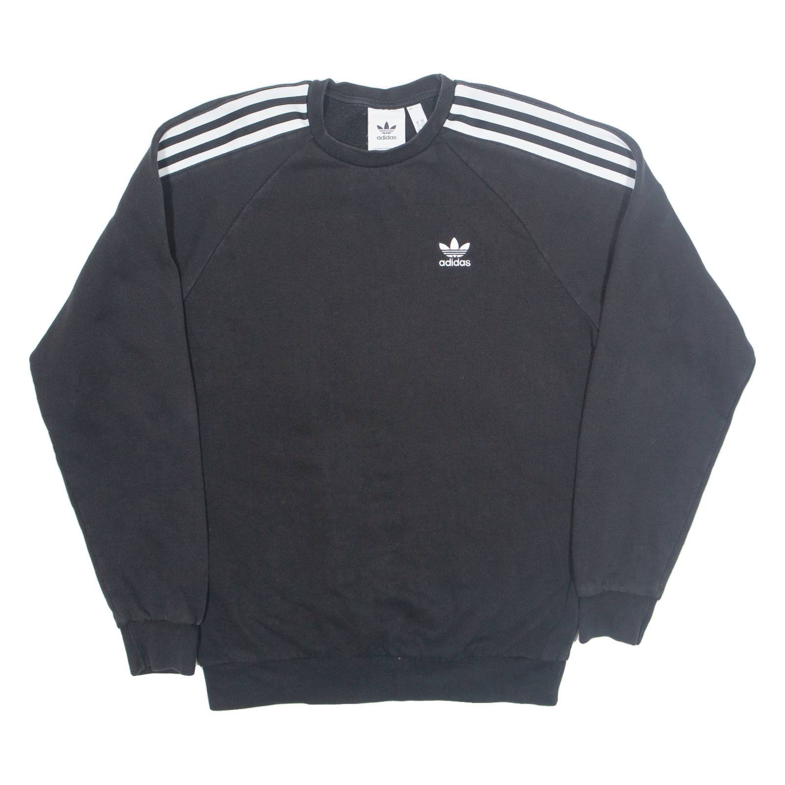 ADIDAS Mens Sweatshirt Black XS