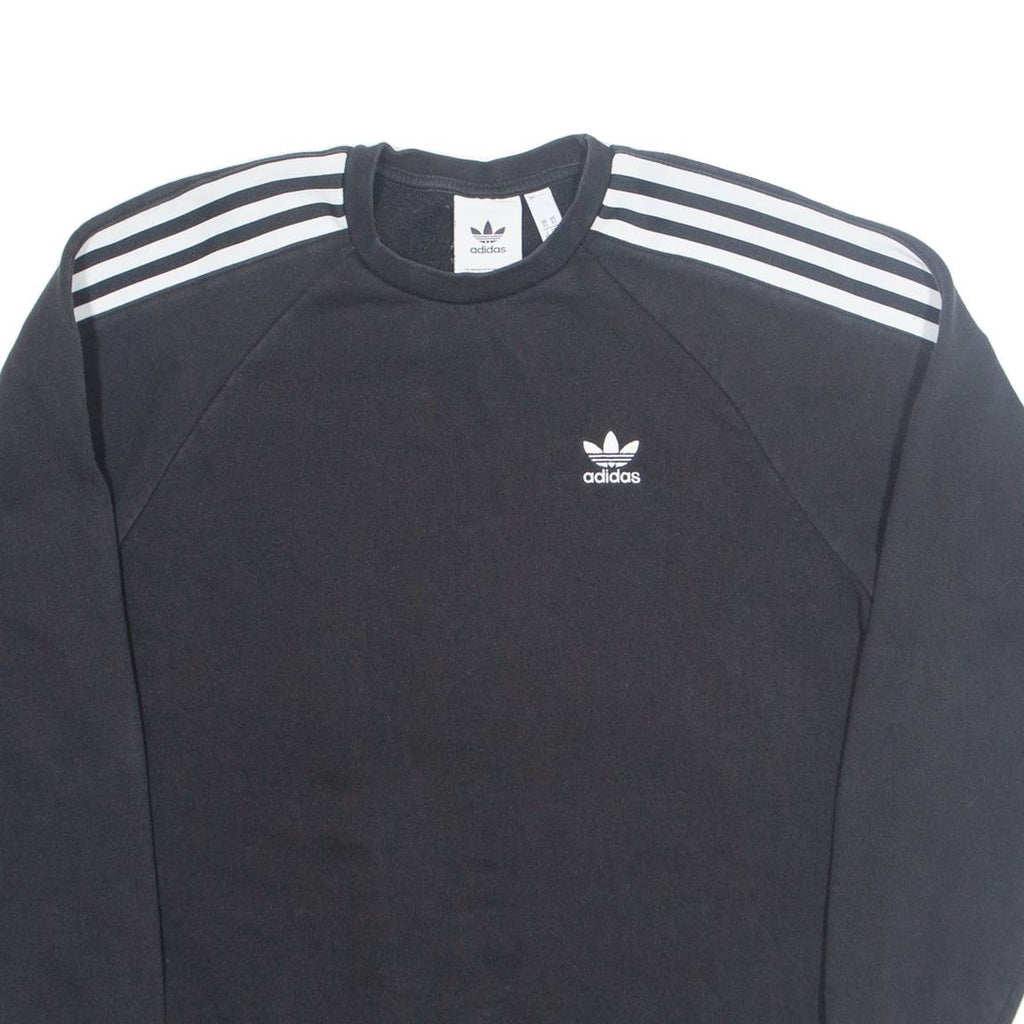 ADIDAS Mens Sweatshirt Black XS