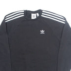 ADIDAS Mens Sweatshirt Black XS