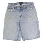 US POLO ASSN Mens Blue Denim Casual Shorts M W34 Relaxed Fit