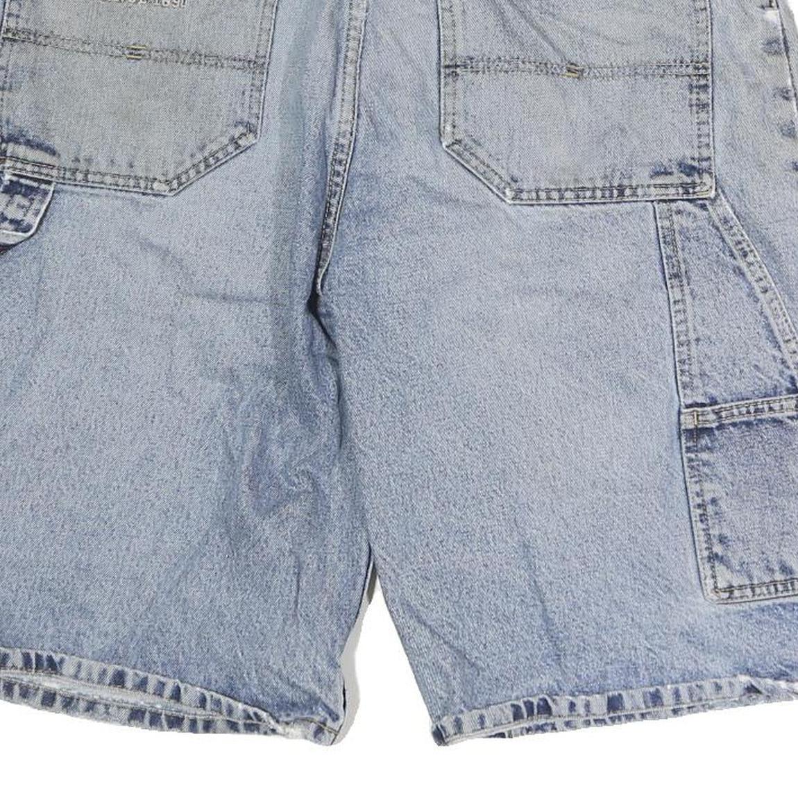 US POLO ASSN Mens Blue Denim Casual Shorts M W34 Relaxed Fit