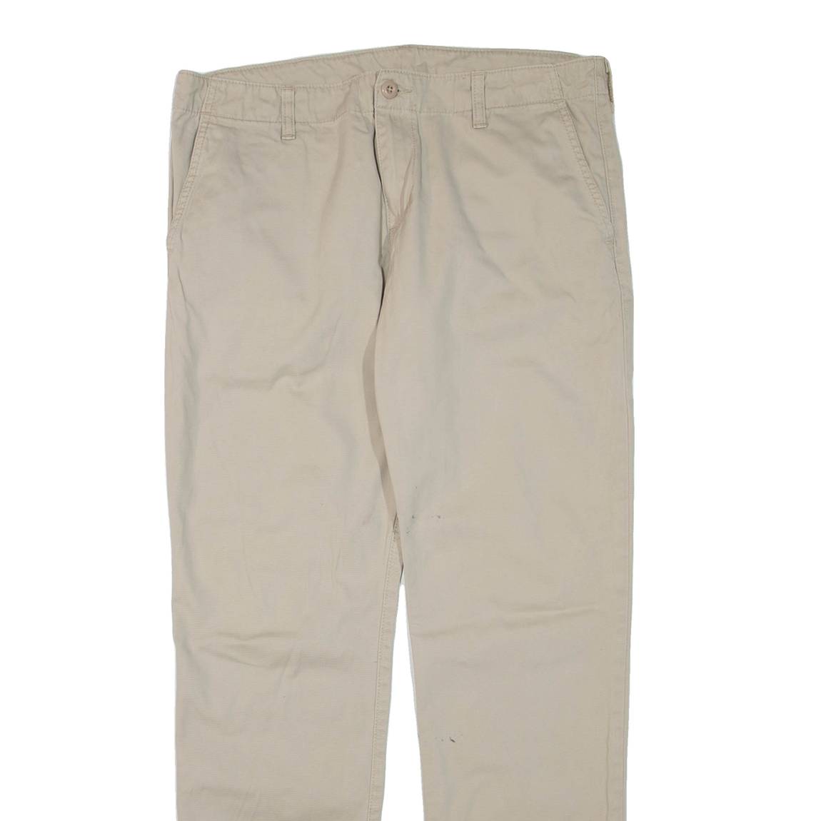 CARHARTT Club Mens Trousers Beige Regular Tapered W36 L33