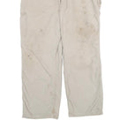CARHARTT Mens Cotton Beige Regular Fit Straight Leg Trousers W38 L30 Workwear