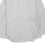 ZARA Womens White Shirt Long Sleeve Collared Plain M Cotton Blend Casual