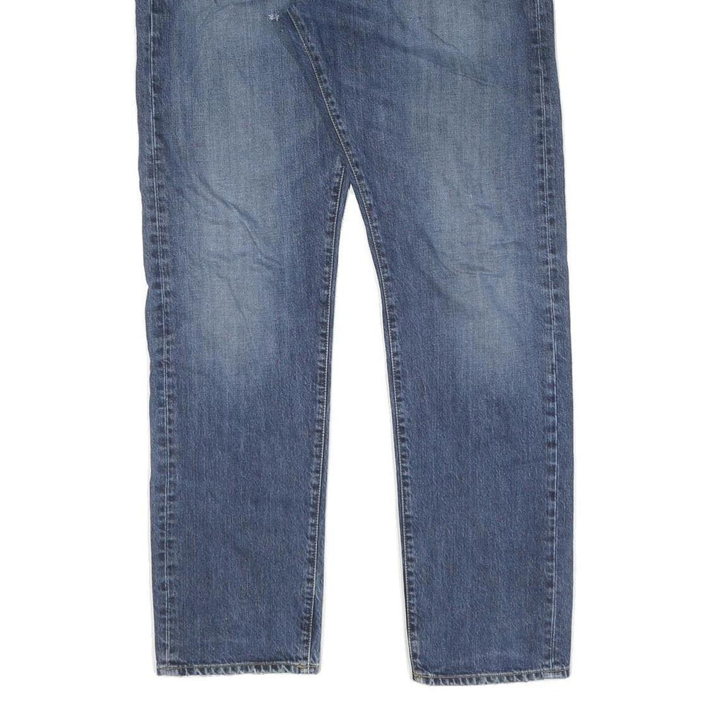 CARHARTT Mens Blue Jeans Regular Straight Denim Medium W34 L32 Zip Closure