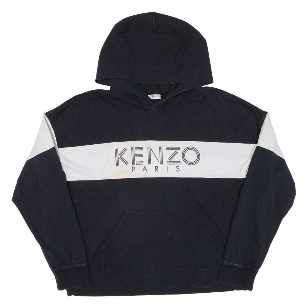KENZO Womens Black Hoodie XL