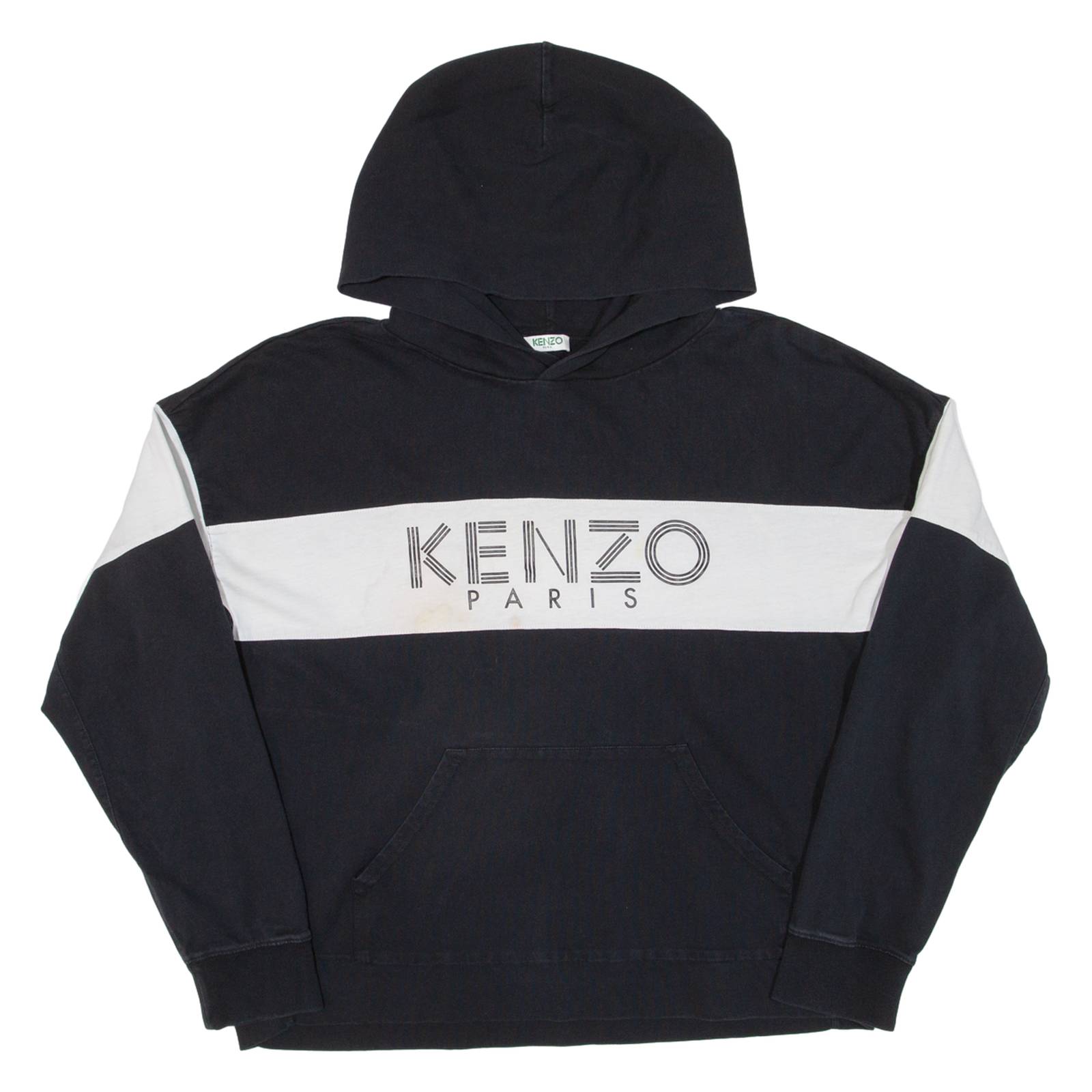 KENZO Womens Black Hoodie XL