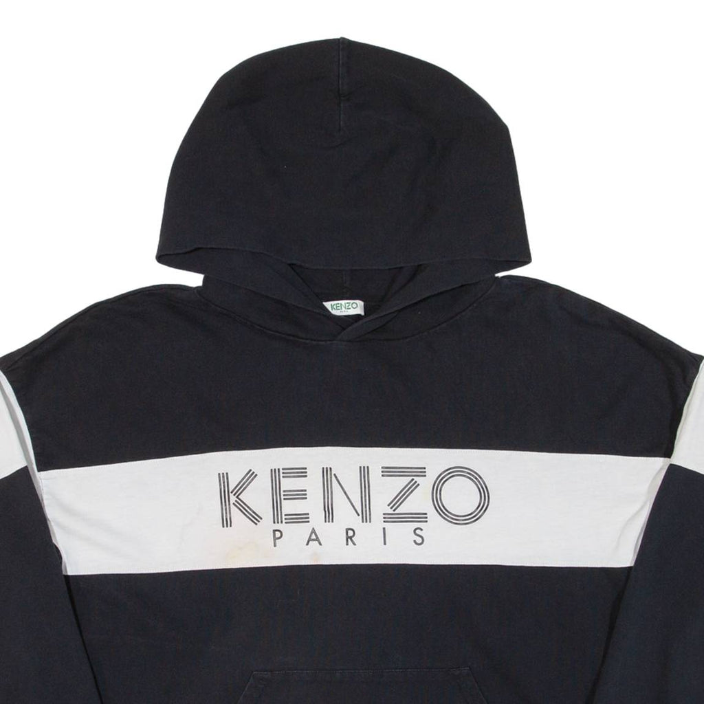 KENZO Womens Black Hoodie XL