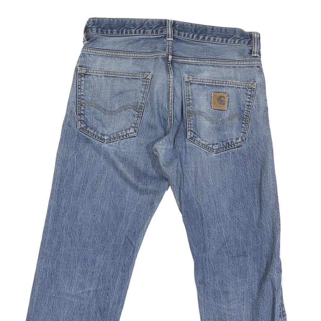 CARHARTT Mens Jeans Blue Regular Straight Denim Medium W32 L27 Casual Workwear