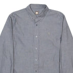 PRETTY GREEN Mens Formal Shirt Grey Long Sleeve M