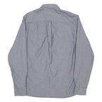PRETTY GREEN Mens Formal Shirt Grey Long Sleeve M