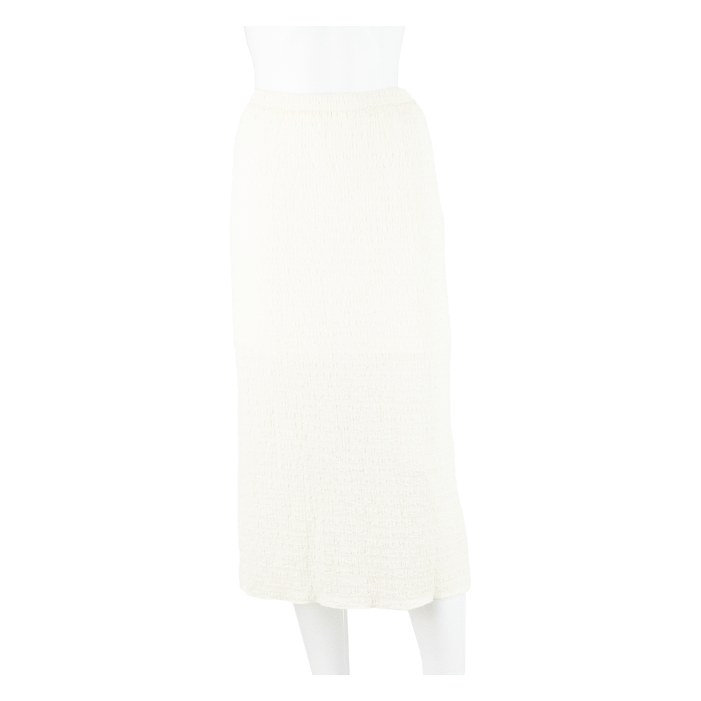 CIDER Womens Straight Skirt Cream Midi XS
