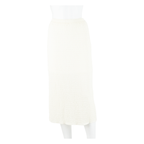 CIDER Womens Straight Skirt Cream Midi XS