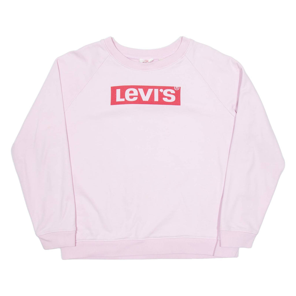 LEVI'S Womens Sweatshirt Pink L