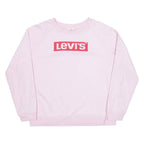 LEVI'S Womens Sweatshirt Pink L