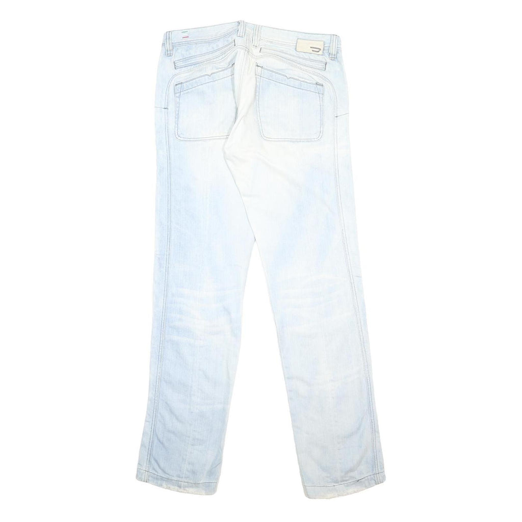 DIESEL Mens Jeans Blue Regular Straight Denim Medium W36 L34 Classic Cotton