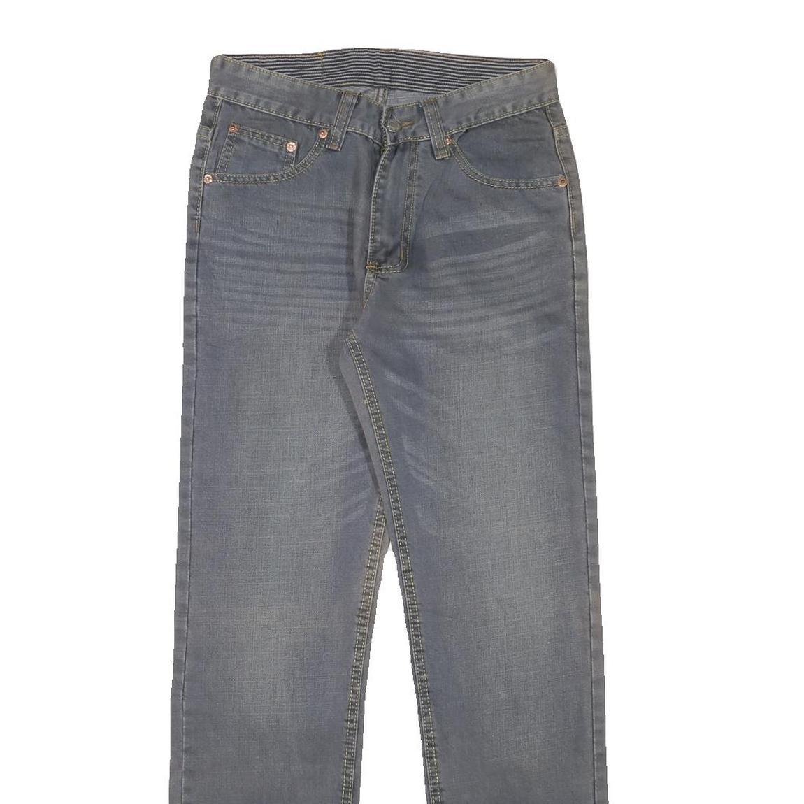 LEVI'S 505 Mens Jeans Blue Regular Straight Denim Medium W28 L31 Classic Fit Zip