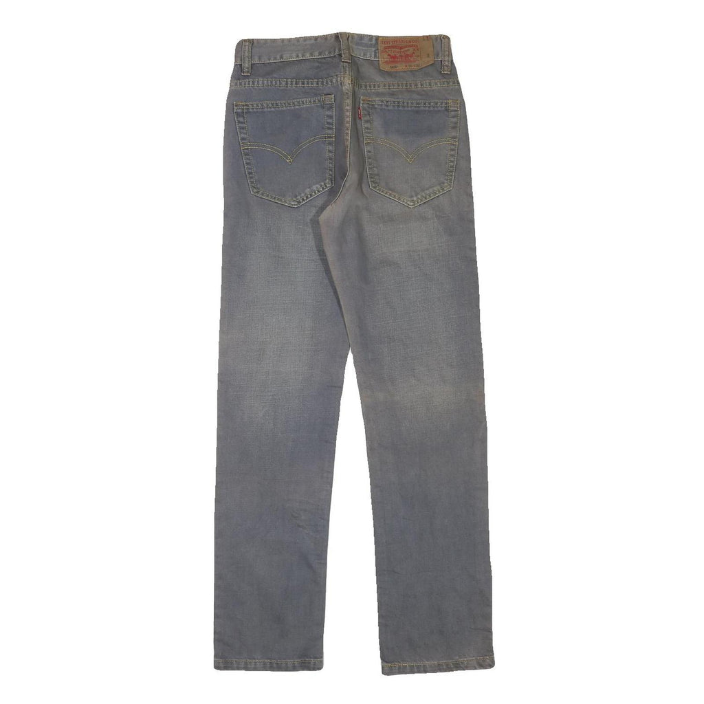 LEVI'S 505 Mens Jeans Blue Regular Straight Denim Medium W28 L31 Classic Fit Zip