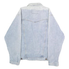 WRANGLER Mens Blue Cotton Denim Jacket 2XL Button Closure Casual Outerwear