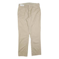 RED KAP Mens Cotton Blend Beige Regular Fit Straight Leg Trousers W36 L34