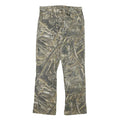 REALTREE Mens Cotton Blend Camouflage Regular Fit Straight Leg Trousers W33 L32