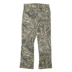 REALTREE Mens Cotton Blend Camouflage Regular Fit Straight Leg Trousers W33 L32