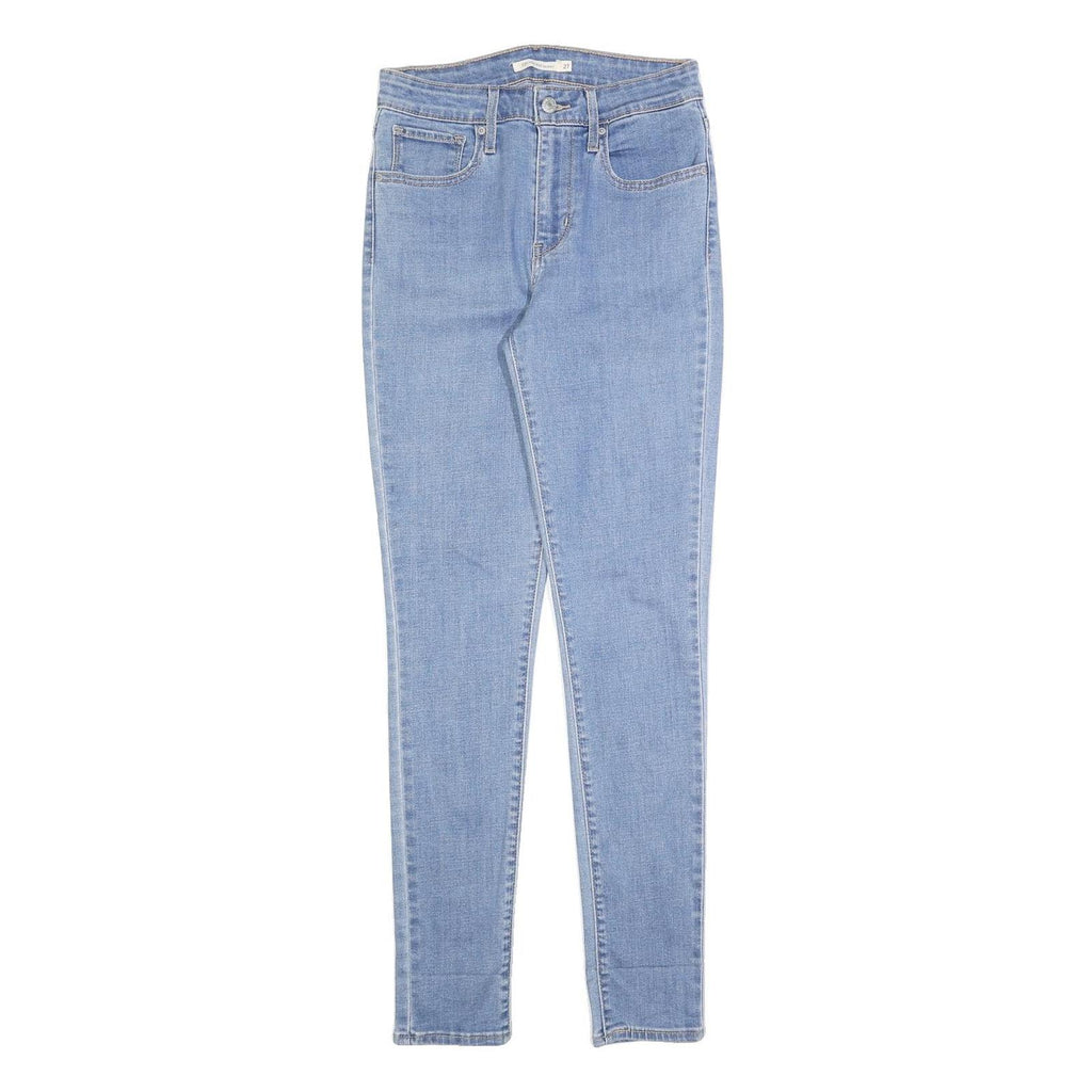 LEVI'S 721 Womens Slim Jeans Denim Light W27 L30 Stretch Classic Fit