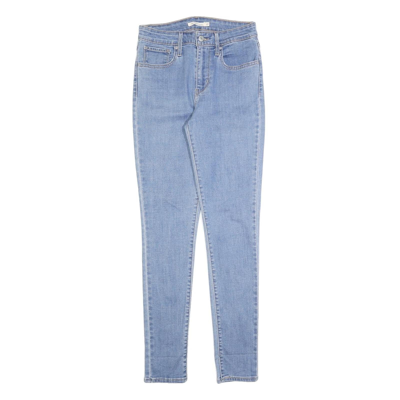 LEVI'S 721 Womens Slim Jeans Denim Light W27 L30 Stretch Classic Fit