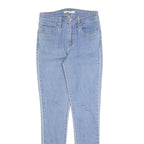 LEVI'S 721 Womens Slim Jeans Denim Light W27 L30 Stretch Classic Fit