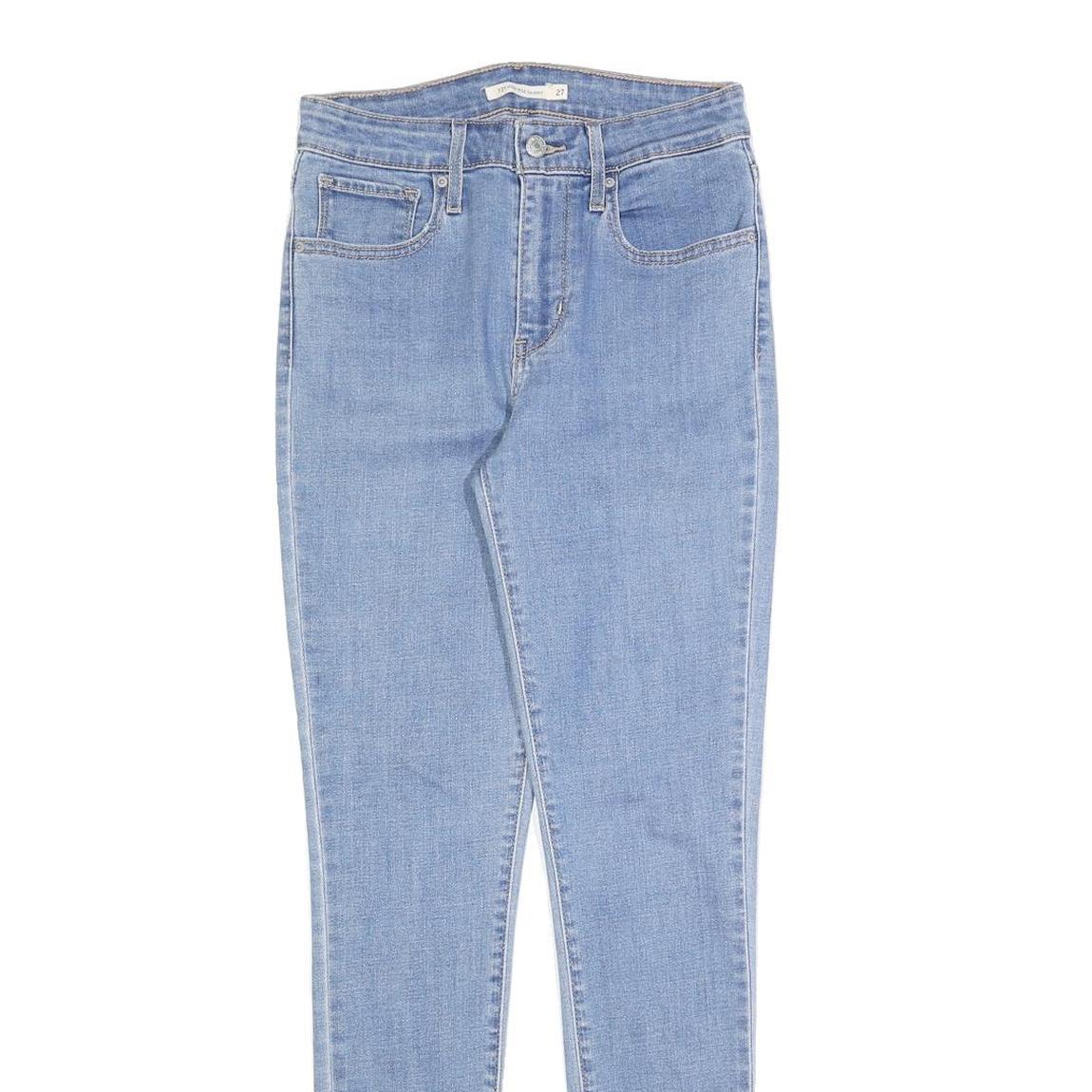 LEVI'S 721 Womens Slim Jeans Denim Light W27 L30 Stretch Classic Fit