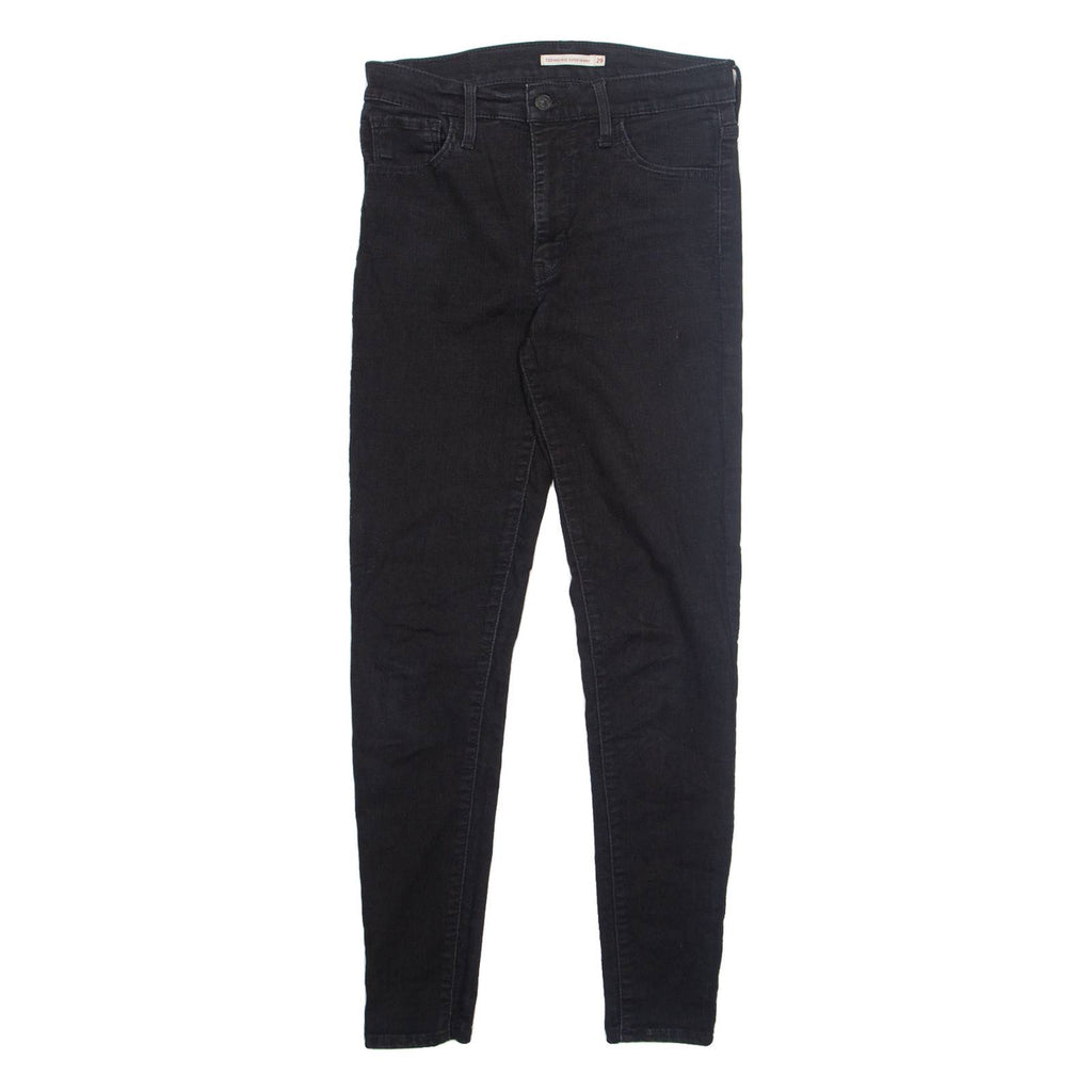 LEVI'S 720 Womens Jeans Black Slim Skinny W29 L30