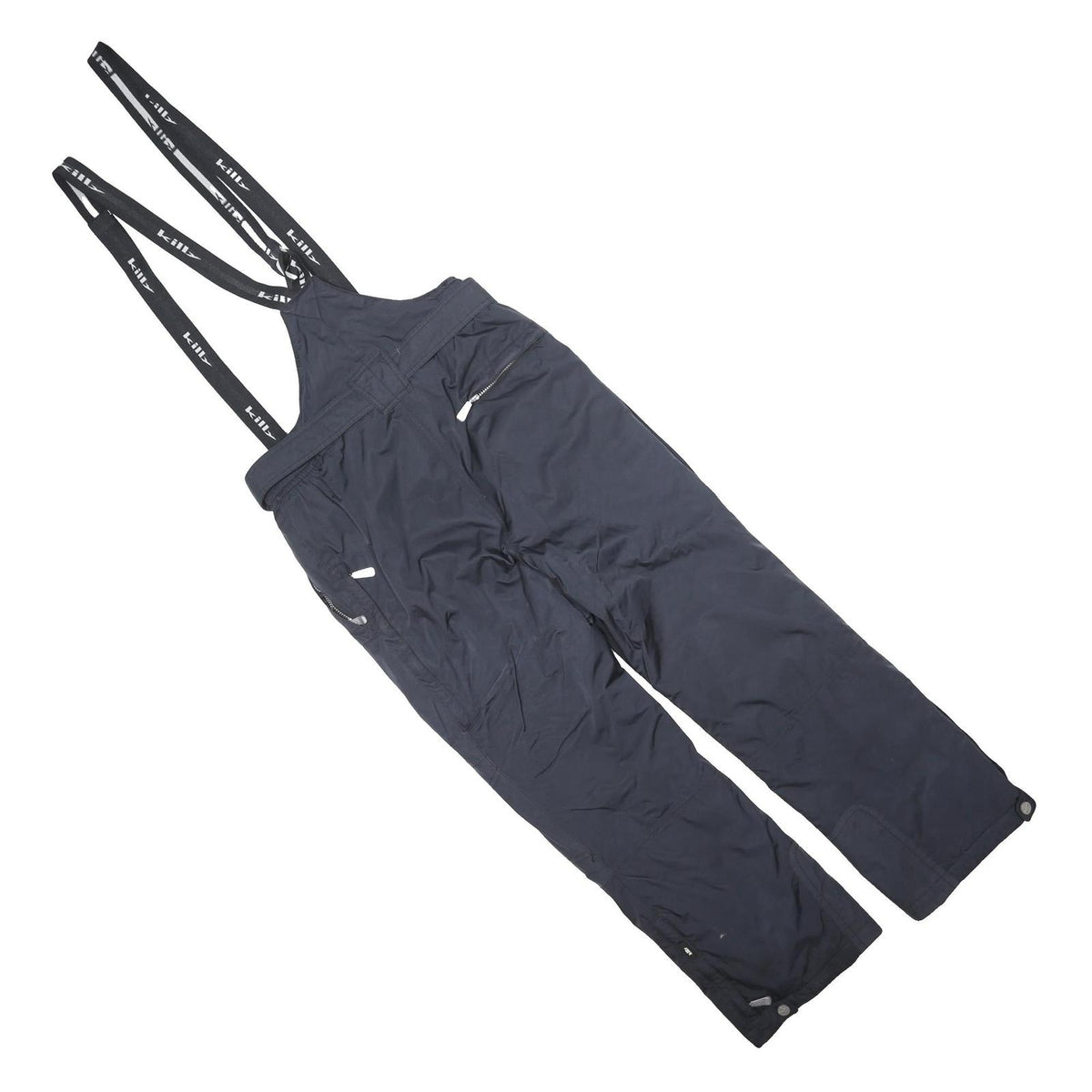 AWT KILLY Mens Black Dungarees Regular Polyester Blend M W34 L30 Outdoor Ski