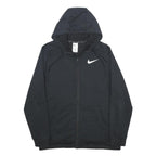 NIKE Mens Black Pullover Hoodie M Zip Up Casual Sportswear