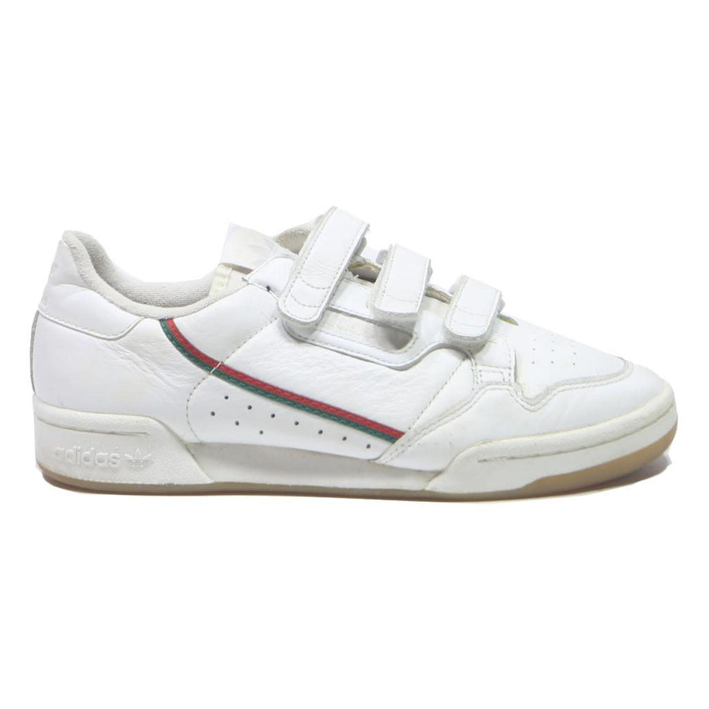 ADIDAS Continental 80 Mens Low Top Trainers Leather UK 8 White Casual Retro